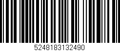 Código de barras (EAN, GTIN, SKU, ISBN): '5248183132490'