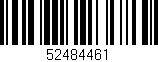 Código de barras (EAN, GTIN, SKU, ISBN): '52484461'