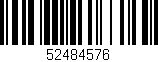 Código de barras (EAN, GTIN, SKU, ISBN): '52484576'