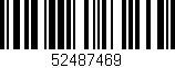 Código de barras (EAN, GTIN, SKU, ISBN): '52487469'