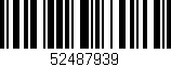 Código de barras (EAN, GTIN, SKU, ISBN): '52487939'