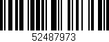 Código de barras (EAN, GTIN, SKU, ISBN): '52487973'