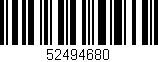 Código de barras (EAN, GTIN, SKU, ISBN): '52494680'
