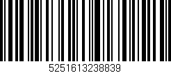 Código de barras (EAN, GTIN, SKU, ISBN): '5251613238839'