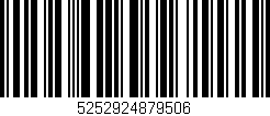 Código de barras (EAN, GTIN, SKU, ISBN): '5252924879506'