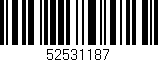 Código de barras (EAN, GTIN, SKU, ISBN): '52531187'