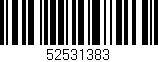 Código de barras (EAN, GTIN, SKU, ISBN): '52531383'