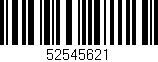 Código de barras (EAN, GTIN, SKU, ISBN): '52545621'
