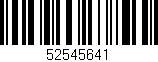 Código de barras (EAN, GTIN, SKU, ISBN): '52545641'