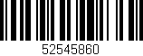 Código de barras (EAN, GTIN, SKU, ISBN): '52545860'