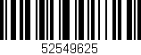 Código de barras (EAN, GTIN, SKU, ISBN): '52549625'