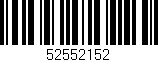 Código de barras (EAN, GTIN, SKU, ISBN): '52552152'