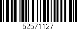 Código de barras (EAN, GTIN, SKU, ISBN): '52571127'