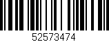 Código de barras (EAN, GTIN, SKU, ISBN): '52573474'