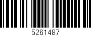 Código de barras (EAN, GTIN, SKU, ISBN): '5261487'