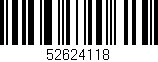 Código de barras (EAN, GTIN, SKU, ISBN): '52624118'