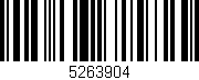 Código de barras (EAN, GTIN, SKU, ISBN): '5263904'