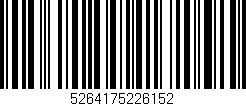 Código de barras (EAN, GTIN, SKU, ISBN): '5264175226152'