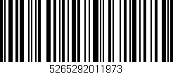 Código de barras (EAN, GTIN, SKU, ISBN): '5265292011973'