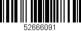 Código de barras (EAN, GTIN, SKU, ISBN): '52666091'