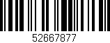 Código de barras (EAN, GTIN, SKU, ISBN): '52667877'