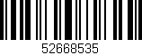 Código de barras (EAN, GTIN, SKU, ISBN): '52668535'