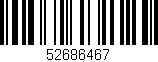 Código de barras (EAN, GTIN, SKU, ISBN): '52686467'