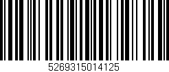 Código de barras (EAN, GTIN, SKU, ISBN): '5269315014125'