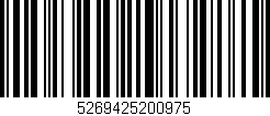 Código de barras (EAN, GTIN, SKU, ISBN): '5269425200975'