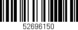 Código de barras (EAN, GTIN, SKU, ISBN): '52696150'