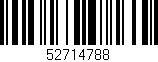 Código de barras (EAN, GTIN, SKU, ISBN): '52714788'