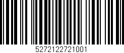 Código de barras (EAN, GTIN, SKU, ISBN): '5272122721001'