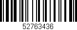 Código de barras (EAN, GTIN, SKU, ISBN): '52763436'