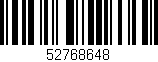 Código de barras (EAN, GTIN, SKU, ISBN): '52768648'