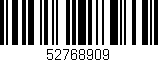 Código de barras (EAN, GTIN, SKU, ISBN): '52768909'