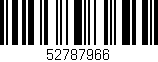 Código de barras (EAN, GTIN, SKU, ISBN): '52787966'