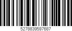 Código de barras (EAN, GTIN, SKU, ISBN): '5278839597687'