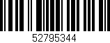 Código de barras (EAN, GTIN, SKU, ISBN): '52795344'