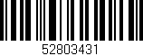 Código de barras (EAN, GTIN, SKU, ISBN): '52803431'