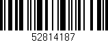 Código de barras (EAN, GTIN, SKU, ISBN): '52814187'