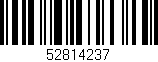 Código de barras (EAN, GTIN, SKU, ISBN): '52814237'