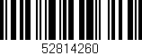 Código de barras (EAN, GTIN, SKU, ISBN): '52814260'