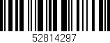 Código de barras (EAN, GTIN, SKU, ISBN): '52814297'