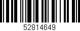 Código de barras (EAN, GTIN, SKU, ISBN): '52814649'