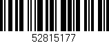 Código de barras (EAN, GTIN, SKU, ISBN): '52815177'