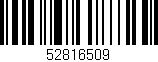 Código de barras (EAN, GTIN, SKU, ISBN): '52816509'
