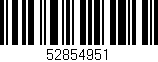 Código de barras (EAN, GTIN, SKU, ISBN): '52854951'