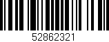 Código de barras (EAN, GTIN, SKU, ISBN): '52862321'