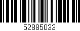 Código de barras (EAN, GTIN, SKU, ISBN): '52885033'