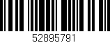 Código de barras (EAN, GTIN, SKU, ISBN): '52895791'